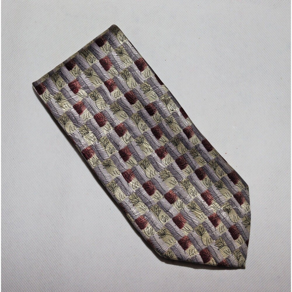 J. Garcia Jerry Garcia Men's Geometric Silk Tie Neck Tie
